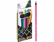 Carioca Metalické tužky pastelky 12 barev CARIOCA