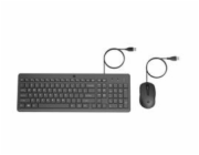HP 150 Wired Mouse and Keyboard 240J7AA#BCM HP Set klávesnice a myš USB 150 CZ