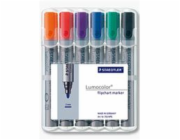 Staedtler LUMOCOLOR fix na flipchart, 6 barev v pouzdře (STA307)