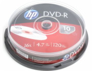 DVD-R HP 4,7 GB (120min) 16x 10-cake