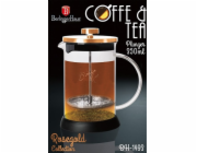 Konvička na čaj a kávu French Press 350 ml Rosegold collection BH-1493