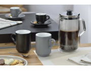Hrnek keramický 300 ml Mattia sada 2 ks šedá KL-12757
