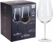 Sklenice na víno sada 4 ks CRYSTALLINE 520 ml KO-SR4000020