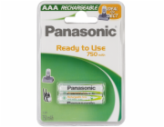 1x2 Panasonic aku NiMH Micro AAA 750 mAh Ready to Use DECT