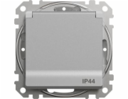 Jednozásuvkový Schneider Electric Sedna Design&Elements IP44 hliník