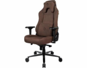 AROZZI herní židle VERNAZZA Supersoft Fabric Brown/ hnědá