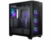 MSI skříň MPG GUNGNIR 300R AIRFLOW/ bez zdroje/ levé temperované sklo/ 4x 120 mm A-RGB fan/ 1x USB-C/ 2x USB3.2/ černá