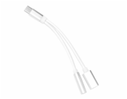 Adaptér USB-C na JACK 3,5mm (pro poslech hudby) + USB-C(nabíjení)