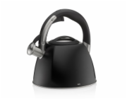 Konvice pískací Vitus nerez 2,4 l, černá matná KL-12079