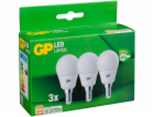 1x3 GP Lighting A45 Mini Globe E14, 5,6W (40W) 470lm GP 0...