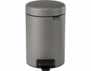Brabantia pedál.koš Newicon 3 L sedý