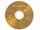 1x5 Verbatim DVD+RW 4,7GB 4x Speed Colour Surface Slimcase