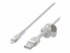 Belkin Flex Lightning/USB-A 2m mfi cert., bílý     CAA010...
