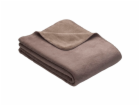 Ibena Uni Doubleface deka Dublin espresso/hnědá 150x200cm
