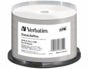 1x50 Verbatim DVD-R 4,7GB 16x bile bez potisku, pro termotisk