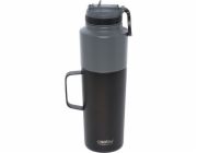 Asobu Twin Pack Bottle with Mug black, 0.9 L + 0.6 L