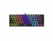 White Shark Gaming keyboard ASHIKO, US, black