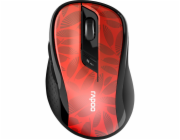Rapoo M500 tm.cervená bezdrát.multifunkcní mys