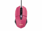 TRUST myš GXT 109P FELOX Gaming Mouse, optická, USB, růžová