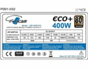 EUROCASE zdroj 400W Eco+, 120mm, 80+ Bronze, ATX
