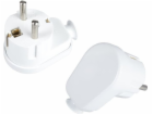 Montis Odnímatelná úhlová zástrčka Uni-Schuko WT-16U bílá...