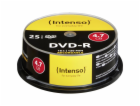 25ks Intenso DVD-R 4,7GB 16x Speed, Cakebox