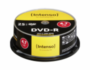 25ks Intenso DVD-R 4,7GB 16x Speed, Cakebox