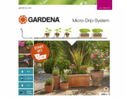 GARDENA mds-startovací sada pro rostliny v květináčích (redukční přístroj + rozvody + kapače)