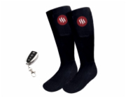 GLOVII Socks, Vyhrievané ponožky, L, čierne
