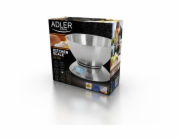 Adler AD 3134 Elektronická kuchyňská váha Nerezová ocel Kulatý