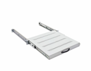 19  polička výsuvná/otočná pro klávesnici a myš černá