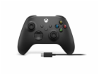 Xbox Wireless Controller černý + USB-C kabel