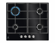 Electrolux KGG6426K Černá Vestavěné 56 cm Plynový 4 zóna/zón