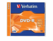 VERBATIM DVD-R AZO 4,7GB, 16x, 1 ks