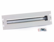 Triton 19" jističová lišta 3U rozebíratelná, DIN, šedá