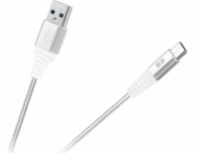 Kabel REBEL RB-6001-100-W USB/USB-C 1m White