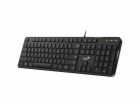 GENIUS klávesnice Slimstar M200/ Drátová/ USB/ černá/ CZ+...