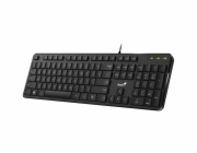 GENIUS klávesnice Slimstar M200/ Drátová/ USB/ černá/ CZ+SK layout