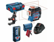 Linienlaser GLL 3-80 C Professional, Laser-Empfänger LR 7, L-BOXX, Kreuzlinienlaser