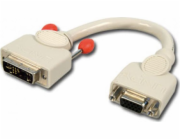AV AV Lindy DVI-A-D-SUB (VGA) White (41222)