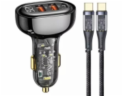 USB usams usams kabel sama. 2XUSB + 1XUSB-C 80W Fast Charge + USB-C Cable-USB-C BXLACCTC01