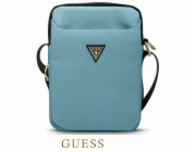 Guess Torba GUTB10NTMLLB 10" modré Guess pouzdro 10" modré nylonové trojúhelníkové logo Nové