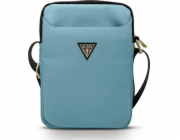 Guess Torba GUTB10NTMLLB 10" modré Guess pouzdro 10" modré nylonové trojúhelníkové logo Nové