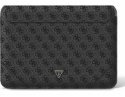 Guess PU 4G Triangle Metal Logo Computer Sleeve 16" Black Noste své zařízení v moderním originálním Guess designovaném příslušenství, z vysoce kvalitních materiálů