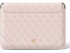 Guess 4G Triangle Logo Computer Sleeve 13/14" Pink Noste ...
