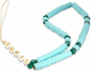 Guess Poutko na Telefon Heishi Beads Blue Guess phone charm je stylový, praktický a skvělý doplněk k vašemu pouzdru na telefon. Můžete si jej pověsit na zápěstí, abyste zabránili náhodnému pádu telef