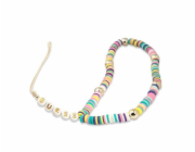 Guess Poutko na Telefon Heishi Multicolor Guess phone charm je stylový, praktický a skvělý doplněk k vašemu pouzdru na telefon. Můžete si jej pověsit na zápěstí, abyste zabránili náhodnému pádu telef