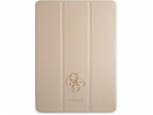 Guess Saffiano Folio Pouzdro pro iPad Pro 12.9 Gold Noste...