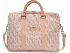 Guess PU G Cube Computer Bag 15/16" Pink Guess Computer b...