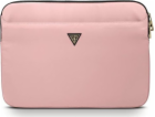 Guess pouzdro 13" růžové nylonové trojúhelníkové logo Nos...